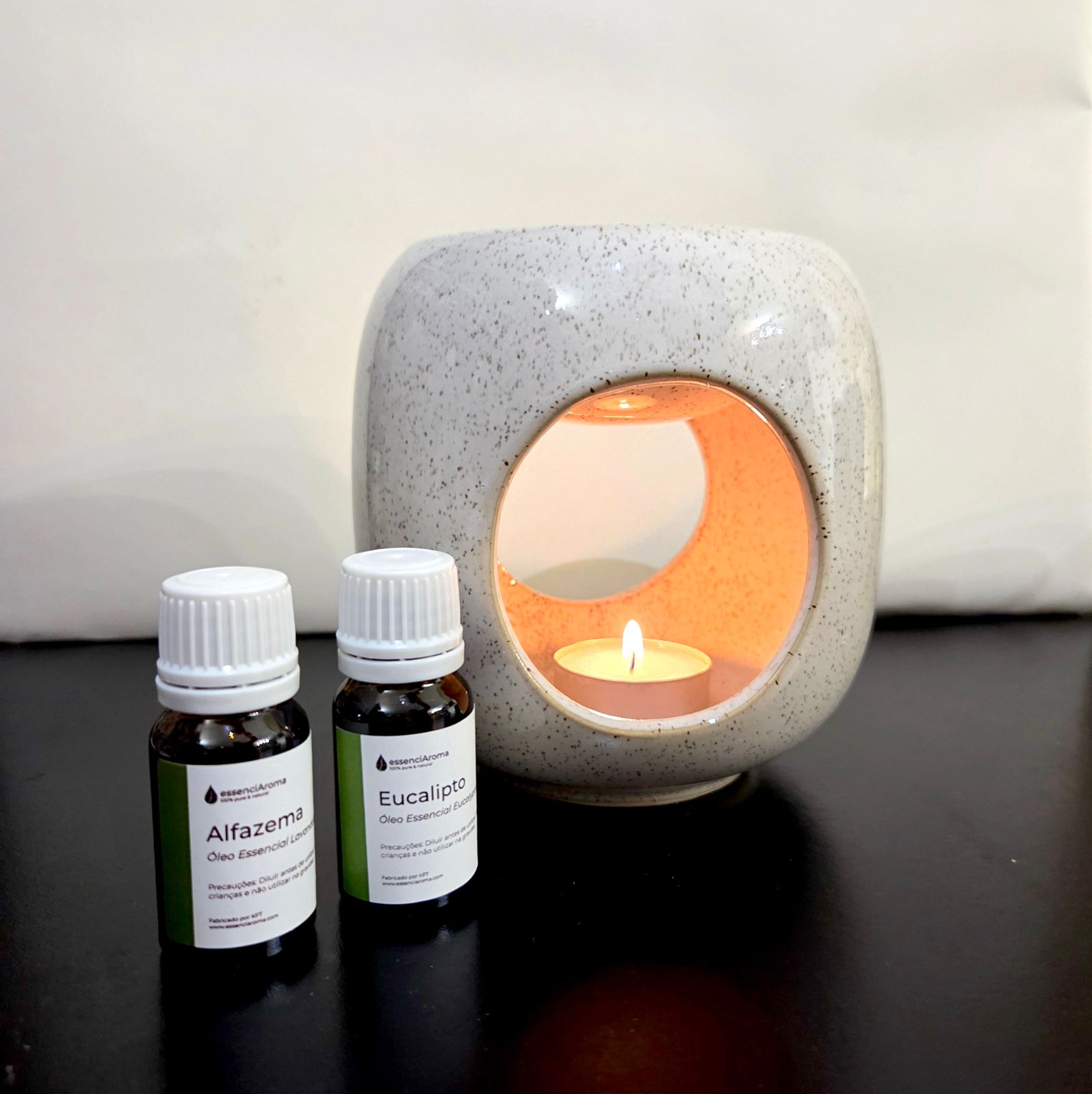 Pack Ambientador Branco com Óleos Essenciais